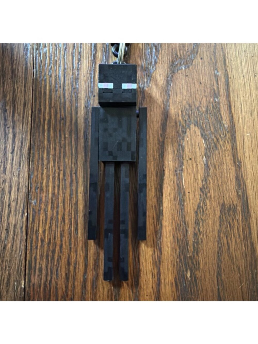 Minecraft Action Figure Black Enderman Keychain 6" Moveable Parts & Mouth Opens - Picture 2 of 5